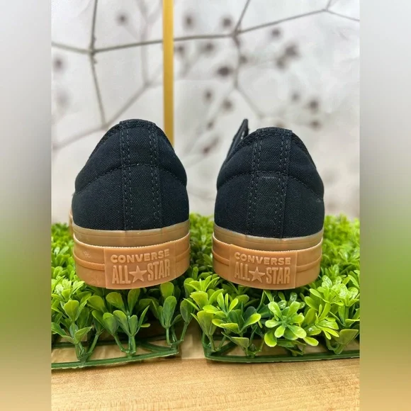Converse Star Player 76 NEW Low Top Black Canvas Gum Sole Unisex 9.5M/11W - Picture 7 of 12